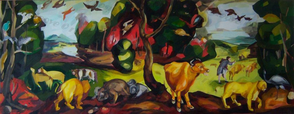 'FOREST FIRE' by ROSIE GLEAVE www.rosiegleave.com