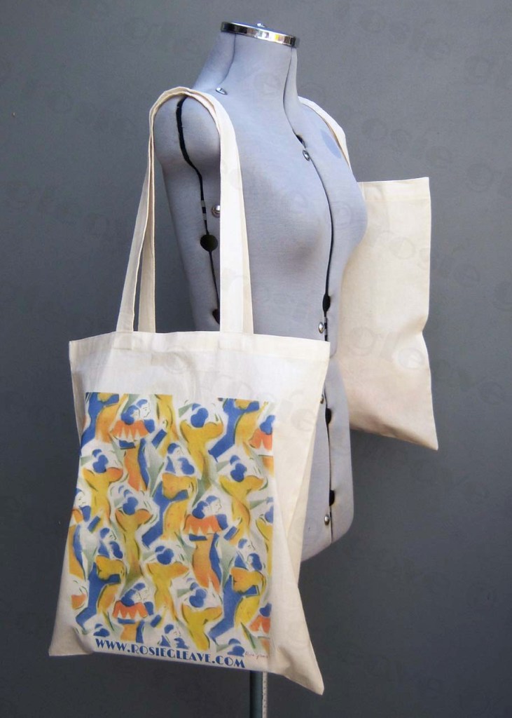 'COTTON BAG - TANGO' by Rosie Gleave www.rosiegleave.com